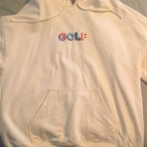 GOLF hoodie. Light yellow.  Like new. Worn once